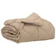 Vidaxl Poletna odeja Taupe 200 x 140 cm Mikrovlakna