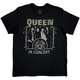 Queen Majica In Concert Unisex Black S