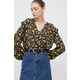 Bluza Tommy Hilfiger za žene, boja: žuta, s uzorkom