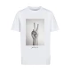 Childrens T-shirt with peace sign white