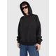 Blue Tomato Oversized moški pulover s kapuco washed black