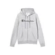 Champion Authentic Athletic Apparel Jopa na zadrgo siva/črna