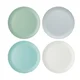 Set of 4 melamine plates, 28 cm - Colourworks