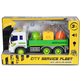 Dječja igračka Moni Toys - Kontejnerski kamion i dizalica, 1:16