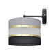 Zidna lampa HELEN 1xE27/15W/230V crna/siva/zlatna