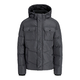 JACK & JONES Zimska jakna JJMORGAN temno siva/bela