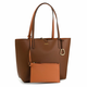 Lauren Ralph Lauren Shopper torba RVRSBLE, smeđa / narančasta
