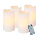 Eglo 410075 - Komplet 4x LED božićnih dekoracija ADVENT 1xLED/0,18W/2xCR2032 + daljinski upravljač