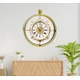 Wallity Zidni sat Mclock-00120, 58x65x7 cm, Zlatne boje