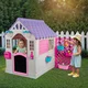 Dolu Roze/Ljubičasta - Premium kućica za decu sa vrtom i tablom za crtanje ( 025784 )