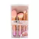 Royal & Langnickel Moda Rose Complete darilni set čopič za puder 1 kos + čopič za konturing 1 kos + čopič za senčila za oči 1 kos + čopič za senčila za oči 1 kos + torbica