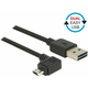 Delock Kabel USB A-B mikro kotni EASY 5m obojestranski 85562