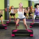 Aerobni steper, steper za vadbo z nastavljivo višino in 3 nivoji, nosilnost 250 kg