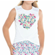 Majica kratkih rukava za djevojčice Lucky in Love Novelty Tank Top - multicolor
