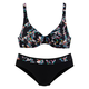 PETITE FLEUR Bikini, črna