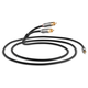 Audio kabel QED - Performance J2P, 2x RCA/3.5mm M/M, 3m, crni
