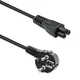 Qoltec kotni SCHUKO napajalni kabel | IEC C5 | Deteljica | 3x1,0 mm2 | 1,5 m