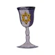 shumee Hanukkin kelih z našitki - magnetna podlaga - vezen našitek/značka/emblem