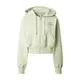 Nike Sportswear Jopa na zadrgo PHNX FLC antracit/svetlo zelena/bela