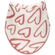 T-TOMI BIO Bamboo Bibs Pink Hearts slinček 27 x 42 cm 1 kos