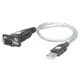 Techly Techly USB na serijski adapter pretvornik IDATA USB-SER-2T, 0.45 m, moški DB-9, EC/FCC/WEEE certifikat, podpora za Windows, Mac, Linux