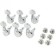 Fender Locking Tuners All Short Chrome 6 Pack Chrome Uglaševana mehanika za kitare (Kot novo)