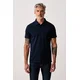Calvin Klein Jeans Polo majica Classic Monogram LV04RD255G Mornarsko modra Regular Fit