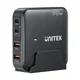 Unitek P1228ABK01-EU GaN omrežni polnilnik | 70W 2x USB-C 2x USB-A, črn