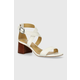 Kožne sandale MICHAEL Michael Kors Ashton boja: bijela, 40S4ATMS1L