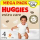 Huggies Pelene Extra Care Box, (4), 8-16kg, 76 komada