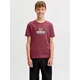 Jack & Jones Junior Majica JORFREDERIKSBERG mornarska / kostanj rjava / rdeča / bela