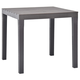 vidaXL Vrtna miza mocha 78x78x72 cm plastika