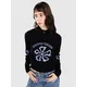 Santa Cruz Flower Knit Track ženski pulover black wash