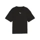 Womens Puma Essentials Boxy Tee Youth, Black, Size 7-8Y, Age