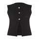 Trendyol Curve Ženska bluza Tbbss25Af00121, Crna