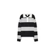 Bershka Pulover mornarska/siva/off-bela