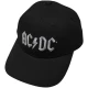 AC/DC Kapa Silver Logo Black