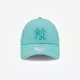 New Era New York Yankees Tonal Womens 9FORTY Adjustable Cap Turquoise 60240384