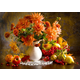 Enjoy - Puzzle Still Life with Orange Dahlias - 1 000 dijelova