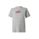 Nike Sportswear Majica svetlo modra / pegasto siva / bordo