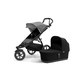 Komplet Thule Urban Glide 2 dječja kolica + Bassinet košara siva