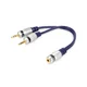 shumee Adapter 3,5 stereo vtičnica - 2x 3,5 stereo vtič vitalco