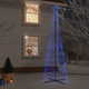 vidaXL Novoletna jelka stožec 500 modrih LED lučk 100x300 cm