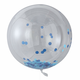 ginger ray® veliki baloni s konfetima blue