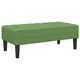 klupa s jastukom Svijetlo zelena 113 x 57 x 39 cm Baršun