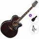 Takamine GN75CE Standard SET Transparent Black Elektroakustična jumbo