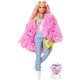 Mattel Barbie Extra u ružičastoj jakni