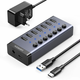 USB Hub 7 port Ugreen CM481 3.0 Tip C DC 12V napajanje