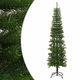 Greatstore Ozka umetna novoletna jelka s stojalom 210 cm PE