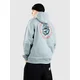 Santa Cruz BT Ringed Screaming Flame Hoodie stone blue